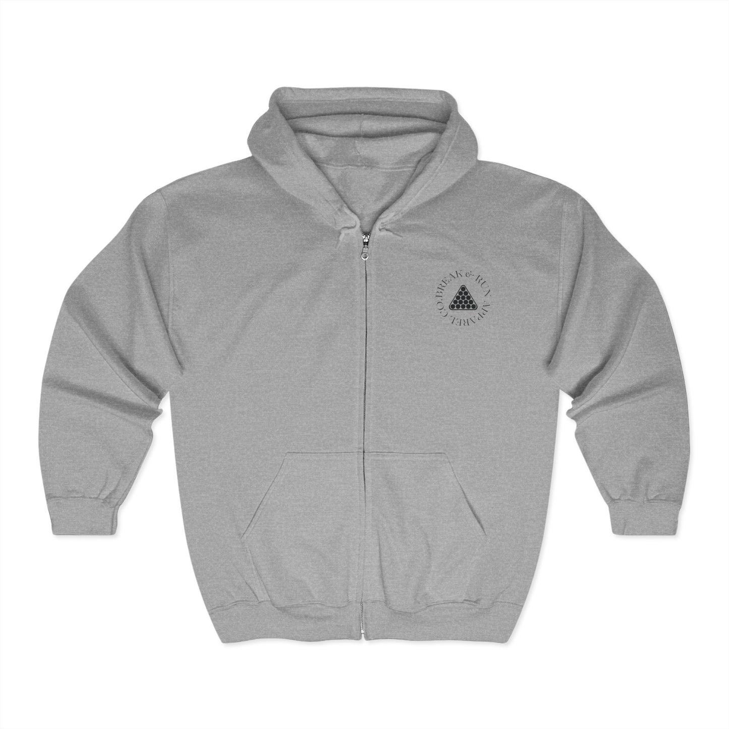 Chasin' Stacks and Runnin' Racks heavy Full Zip Hoodie - Cozy Leisurewear, Gift for Him/Her, Streetwear, Cool Casual Look