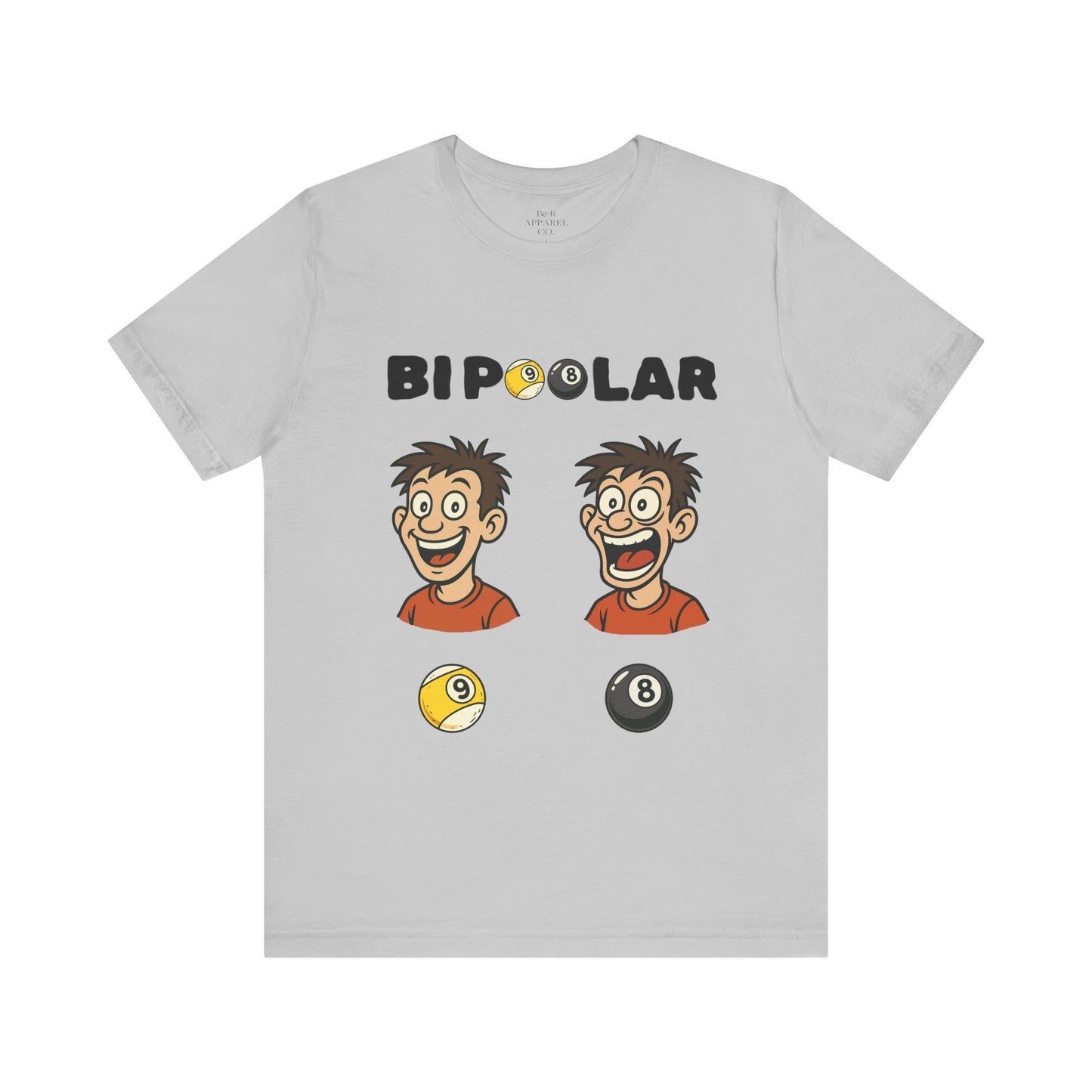 Bi-Poolar Funny Billiard Tee | Funny Pool T-shirt